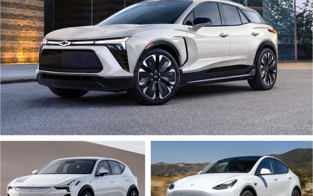 Comparing Popular Electric SUVs: Chevrolet Blazer EV, Polestar 3 and Tesla Model Y